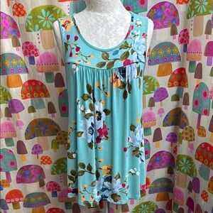 Popyoung Floral Tank Top. Medium